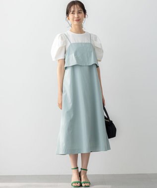 組曲 GIZAコットンタックスリーブ Tシャツ アイボリー系