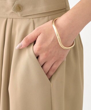 earth music&ecology タックコクーンパンツ Beige