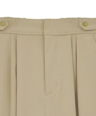 earth music&ecology タックコクーンパンツ Beige