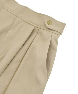 earth music&ecology タックコクーンパンツ Beige