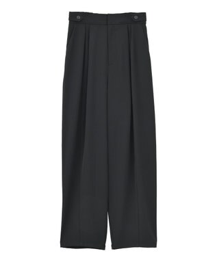 earth music&ecology タックコクーンパンツ Black