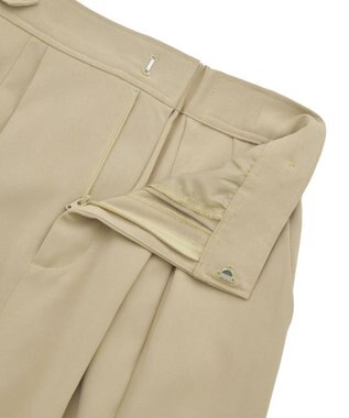 earth music&ecology タックコクーンパンツ Beige