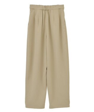 earth music&ecology タックコクーンパンツ Beige
