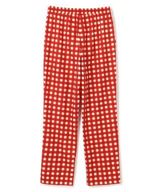 JOSEPH ヴィシー コットンシルク　クロップドトラウザーズ Crimson Combo