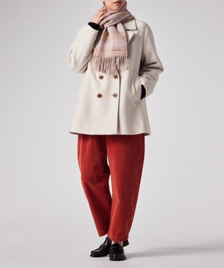 Paul Smith オンブレ リバーシブル チェック マフラー ベージュ