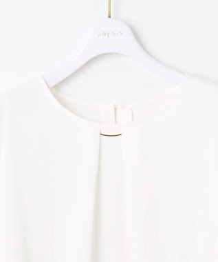 ANY SIS 【2SET】ウォッシャブルジャケット × ブラウス セット グレーミックス