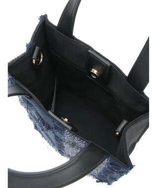 AMERICAN HOLIC 異素材コンビミニＢＡＧ Navy