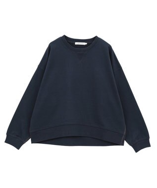 AMERICAN HOLIC 配色ライン裏毛プルオーバー Navy