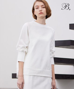 【B,】ERIN / スウェット, White, S