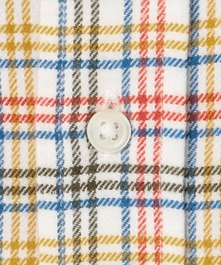 J.PRESS MEN テンセルミックスコットンネルシャツ / B.D. ホワイト系3