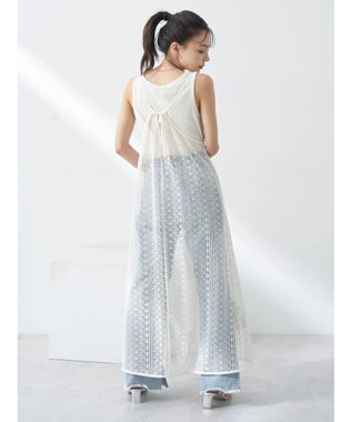 earth music&ecology レースキャミワンピース Off White