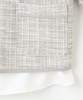 ANY SIS 【2SET】ウォッシャブルジャケット × ブラウス セット グレーミックス