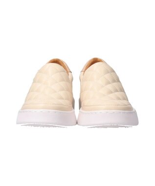 Bridget Birkin 【PARADIS COULEUR】キルティング軽量スリッポンスニーカー ベージュ