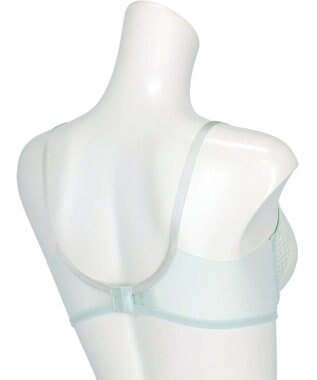 Wing ブラジャー 汗のベタつきや不快感を軽減 軽やかなつけごこち 背中すっきり 【夏のうすかるブラ】 春 夏 KB2873 ウイング／ワコール グレイッシュブルー