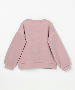 ANY KIDS リボン ニットソー トレーナー ピンク