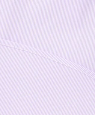 J.PRESS LADIES 【洗える】BEZ VEGA ストライプ ピンタック ブラウス ふじ色系1