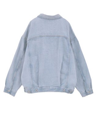earth music&ecology ビッグデニムジャケット Light Indigo