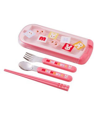 MIKI HOUSE HOT BISCUITS パズルブロックシリーズ ランチグッズギフトセット【BOX付き】 ピンク