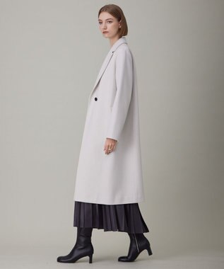 ICB ウールライトメルトン チェスターコート トープ系