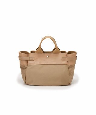 TOPKAPI 【Breath TOPKAPI】RIPPLE リプル ナイロン コンビ ベルト デザイン ミニ トートバッグ ベージュ