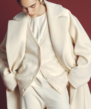 uncrave カシミヤファーニット カーディガン