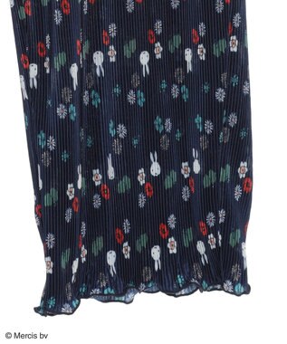 Green Parks ｍｉｆｆｙ／総柄プリーツパンツ Navy