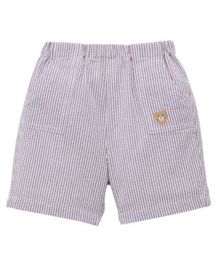 MIKI HOUSE HOT BISCUITS 【80-120cm】サッカー素材 5分丈パンツ