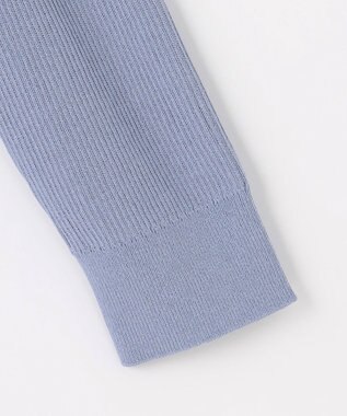 ANY SIS リブショートレングス カーディガン ブルー