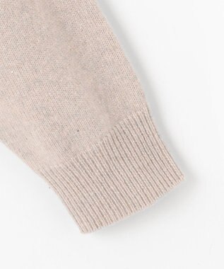 自由区 S 【カタログ掲載】ウールカシミヤブレンドスパンコールラグランスリーブ ニット ベージュ