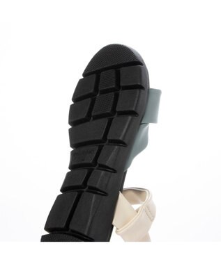 ing <ing>「もちっと新感覚」ソフトストレッチサンダル ブルーコンビ