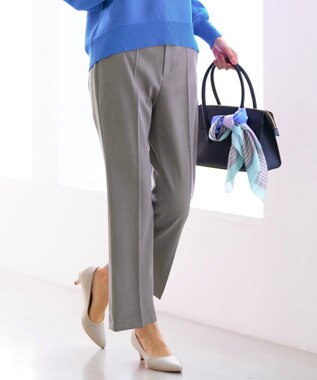 ANY SIS 褒めらレディストレッチ セミフレア テーパードパンツ