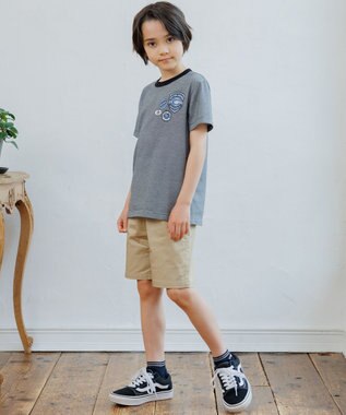 J.PRESS KIDS 【140-170cm】エンブレムTシャツ ブラック