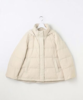 自由区 L 【17号サイズまで展開・WEB限定カラーあり・SHIHOさん着用】マイクロタッサーダウン コートⅡ オイスター