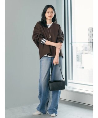 AMERICAN HOLIC 圧縮ポンチスキッパープルオーバー Brown