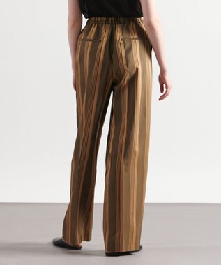 JOSEPH ビッグストライプ　キャロットトラウザーズ Beige/black