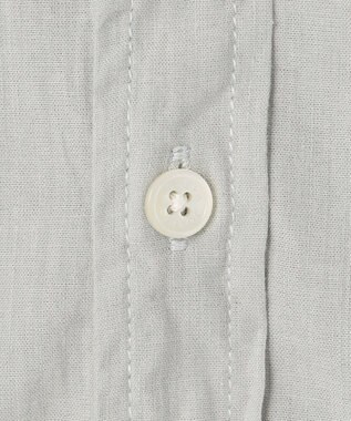 JOSEPH HOMME リネンストレッチブロード ウィングカラー半袖シャツ スカイブルー系