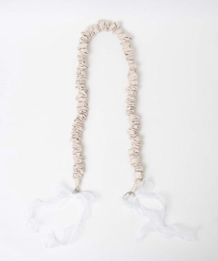 WEGO セットリボンPUストラップ ホワイト