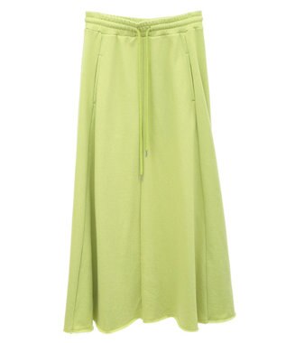CRAFT STANDARD BOUTIQUE 【ＷＥＢ限定】裏毛カットオフフレアスカート Lime Green