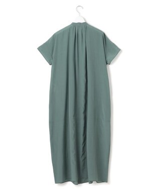 23区 L 【接触冷感/速乾性/洗える】エアリーブライトローン ワンピース セージグリーン系