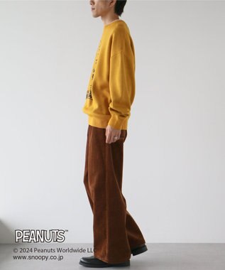 CRAFT STANDARD BOUTIQUE 【PEANUTS】クルーネックニット Mustard