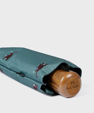 Paul Smith プリント 折りたたみ傘 ブルー