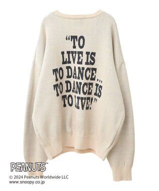 CRAFT STANDARD BOUTIQUE 【PEANUTS】クルーネックニット Ivory