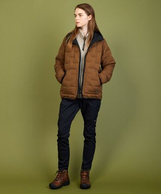 JOSEPH ABBOUD MOUNTAIN 【ストレッチ/リバーシブル/撥水/軽量/ライナードッキング対応】２ＷＡＹストレッチ ダウンジャケット キャメル系