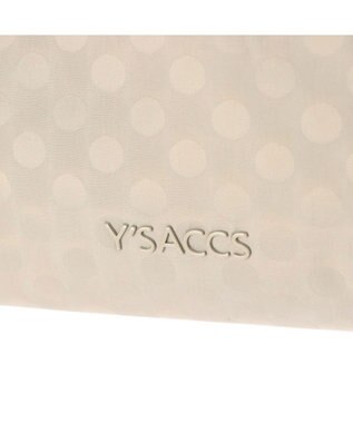 Y'SACCS PolkaDots口折れショルダー　Mサイズ グレージュ