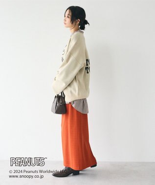 CRAFT STANDARD BOUTIQUE 【PEANUTS】クルーネックニット Ivory
