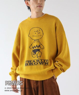 CRAFT STANDARD BOUTIQUE 【PEANUTS】クルーネックニット Mustard