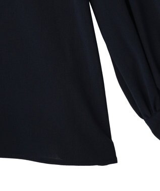 YECCA VECCA アシメラッフルブラウス Navy