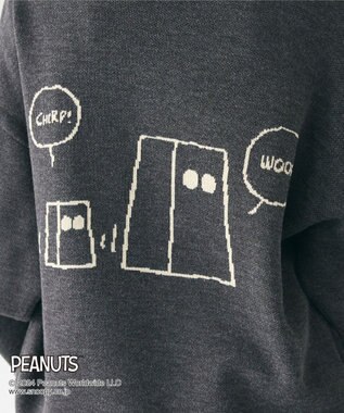 CRAFT STANDARD BOUTIQUE 【PEANUTS】クルーネックニット Black