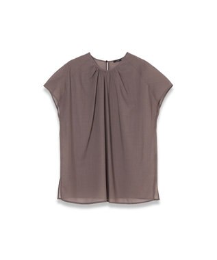 JOSEPH ブレンドウールボイル　ブラウス Mushroom