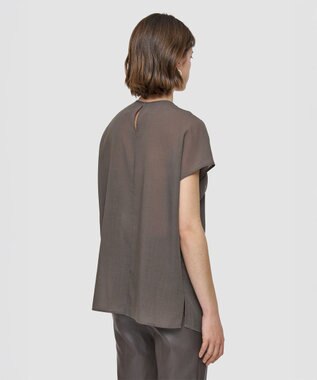 JOSEPH ブレンドウールボイル　ブラウス Mushroom